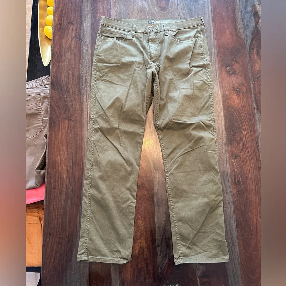 Dockers Green Chinos with Straight Legs